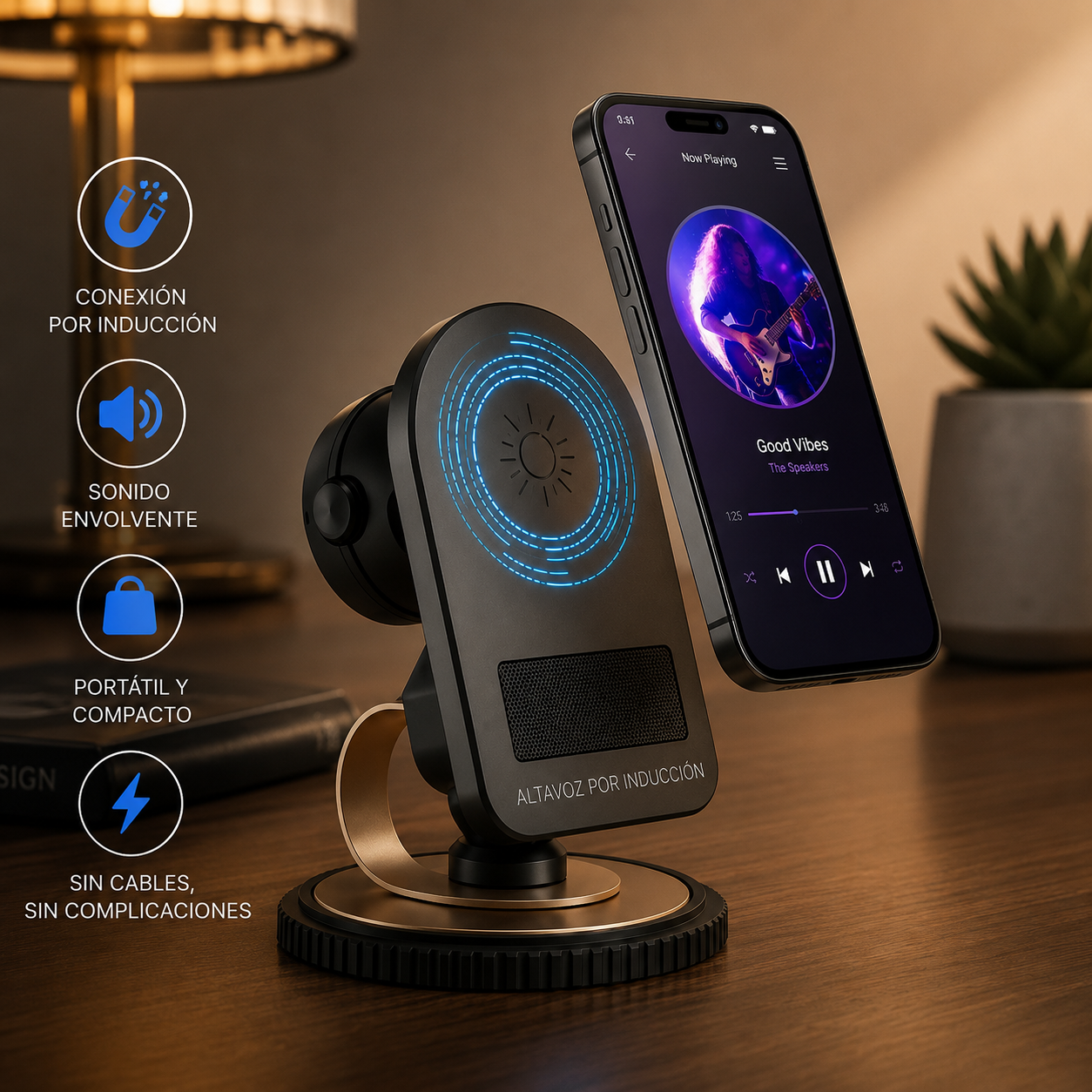 EchoMag™ | Altavoz Magnético por Inducción