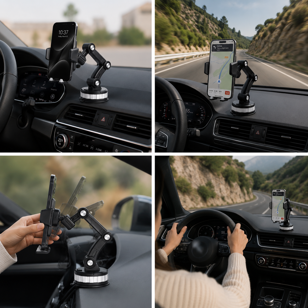 DriveFlex™ | Soporte Inteligente 360° para Celular