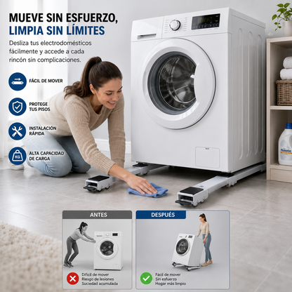 MoveLift™ | Base Deslizante Ajustable para Electrodomésticos