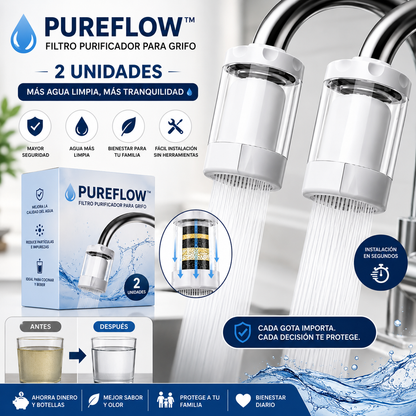 PureFlow™ | Filtro Purificador para Grifo