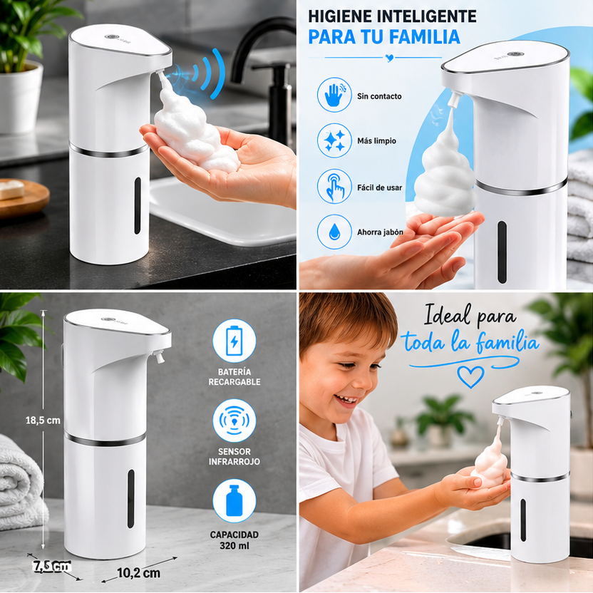 PureSense™ | Dispensador Automático de Espuma Premium