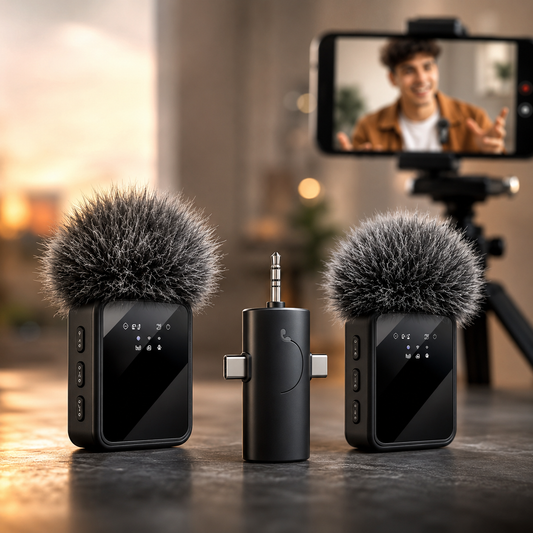 SoundAura™ | Micrófono Inalámbrico Premium para Creadores