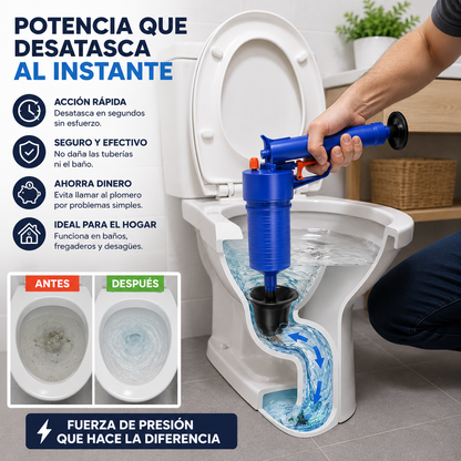 FlowJet™ | Desatascador Hidroneumático Profesional