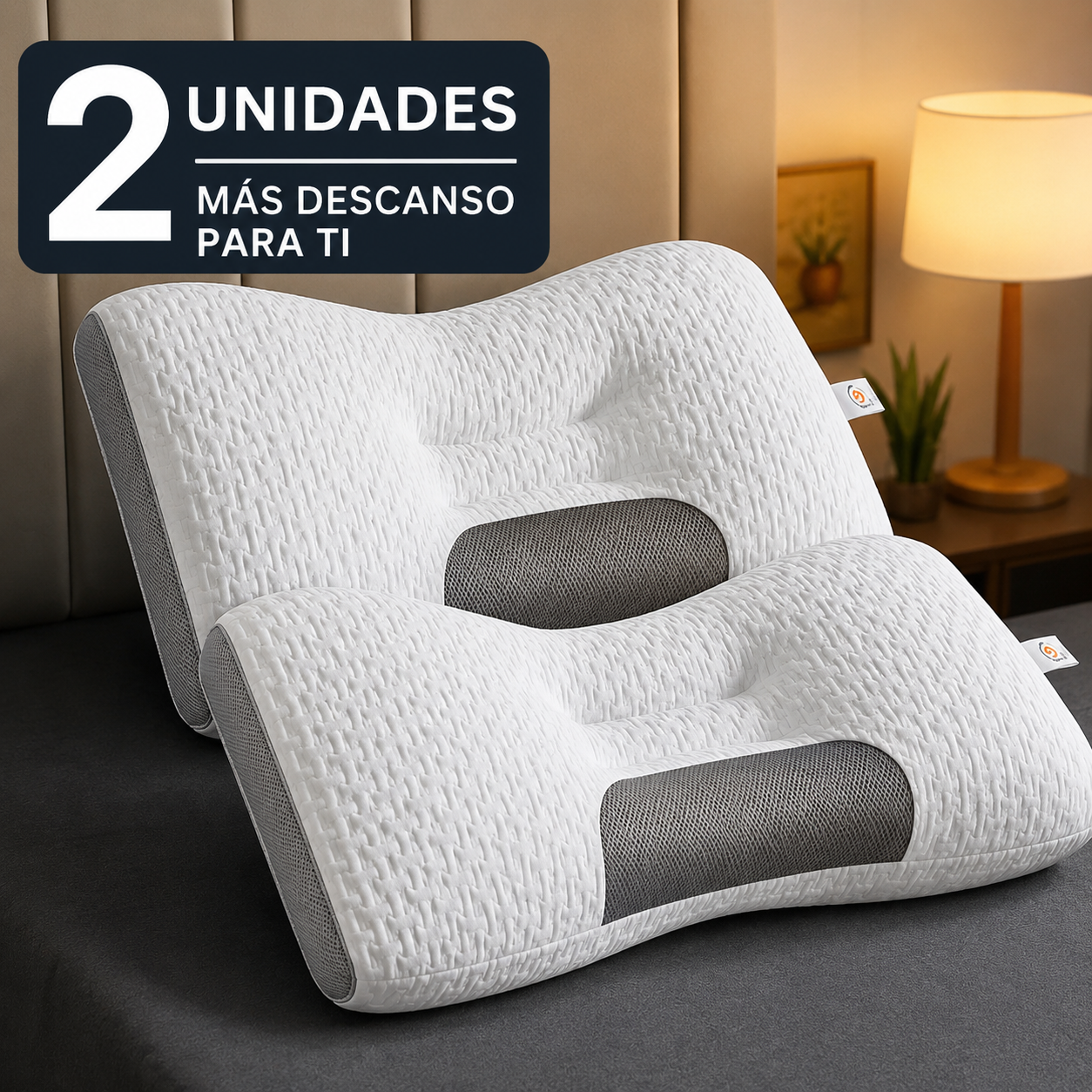 SleepNest™ | Almohada Ergonómica de Descanso Premium